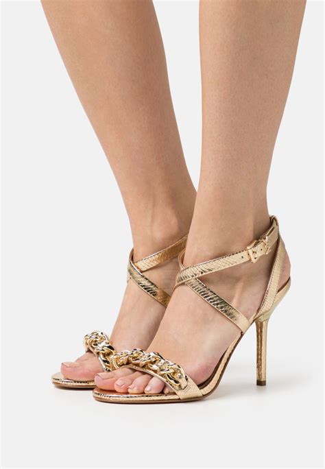 michael kors schuhe beige gold|michael kors high heel shoes.